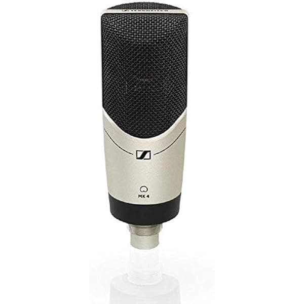 Sennheiser MK4 Micrófono Condensador de Diafragma Grande Profesional Ideal para Estudio mk4senn