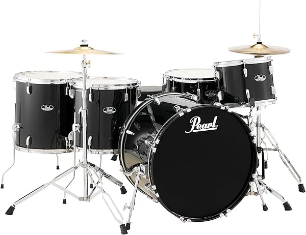 Pearl Roadshow RS525WFC/C Batería Completa de 5 Piezas con Platillos - Jet Black RS525WFC/C31