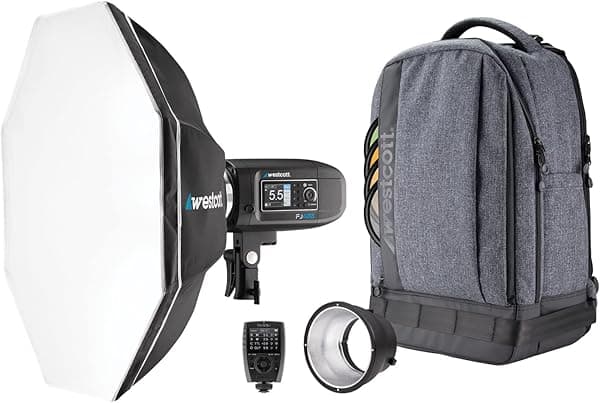 Westcott Kit de Mochila Strobe FJ400 con Trigger Inalámbrico Universal FJ-X3 M 4712M