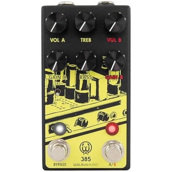 Walrus Audio 385 Overdrive mkII, Amarillo ... WAL-385/MK2 #YE