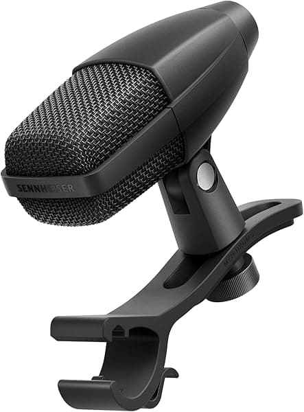 Sennheiser Profesional MD 421 Micrófono Dinámico Cardioide Compacto Multipropósito + Abrazadera para Tambores MZH 700368