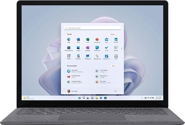 Microsoft Surface Laptop 5 13.5" Pantalla Táctil, Intel Evo Core i5-1235U 1.3GHz, 8GB RAM, 256GB SSD, Windows 11 Pro, Platino R1A-00001