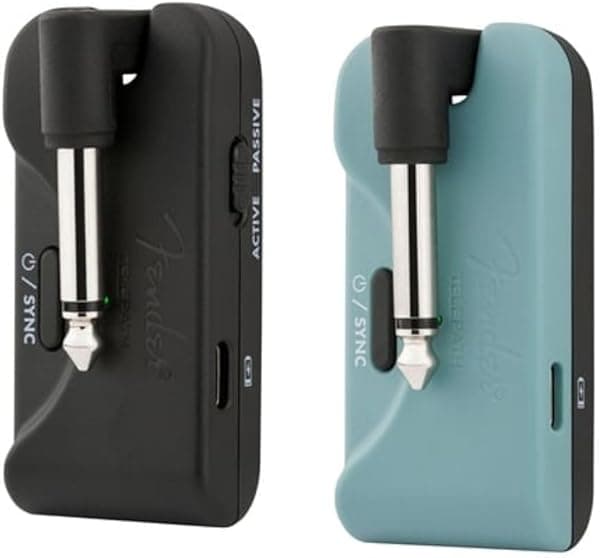 Fender Sistema Inalámbrico Telepath, Mystic Ice Azul y Negro 239780001