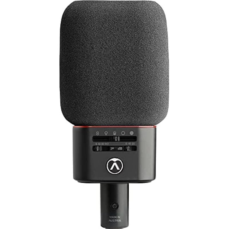 Austrian Audio OC818 Studio Set Micrófono de condensador multipatrón de diafragma grande (negro) OC818BK