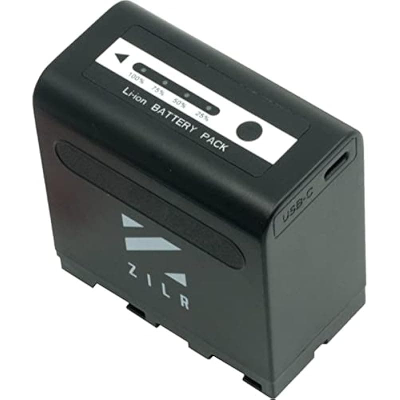 ZILR Batería NP-F970 10050mAh con USB Type-C PD NP-F970 Battery