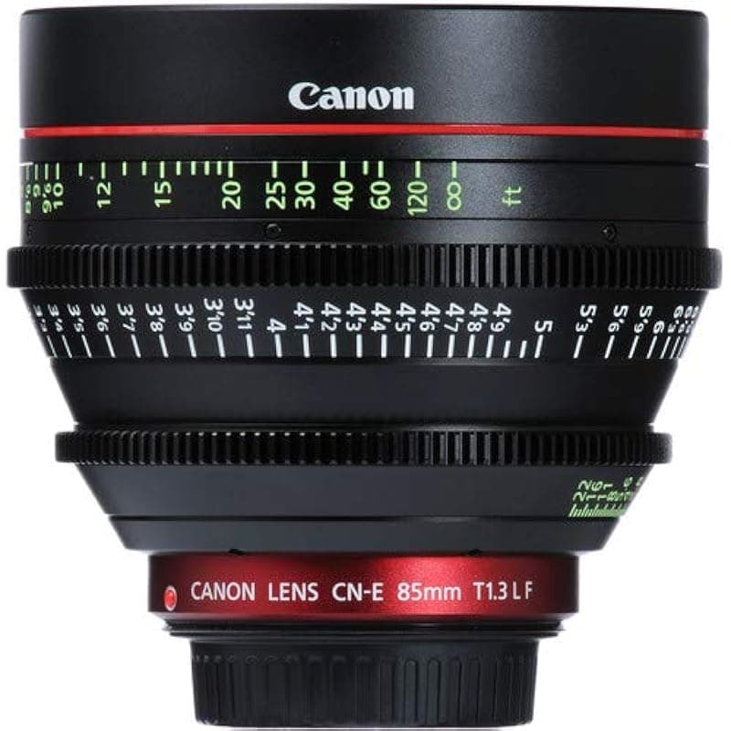 Canon CN-E 85mm T1.3 L F Lente Cine Prime Full Frame Montura EF Apertura T1.3 Diafragma 11 Hojas 4K (Reacondicionado)