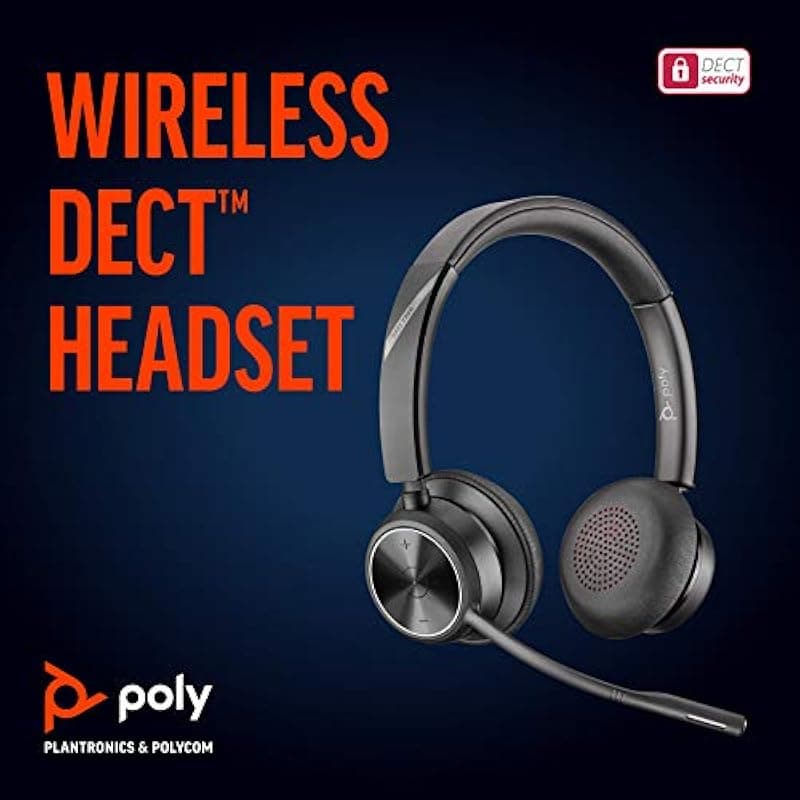 Plantronics Poly Savi 7320 Ultra-Secure - Sistema de auriculares inalámbricos DECT 214777-01