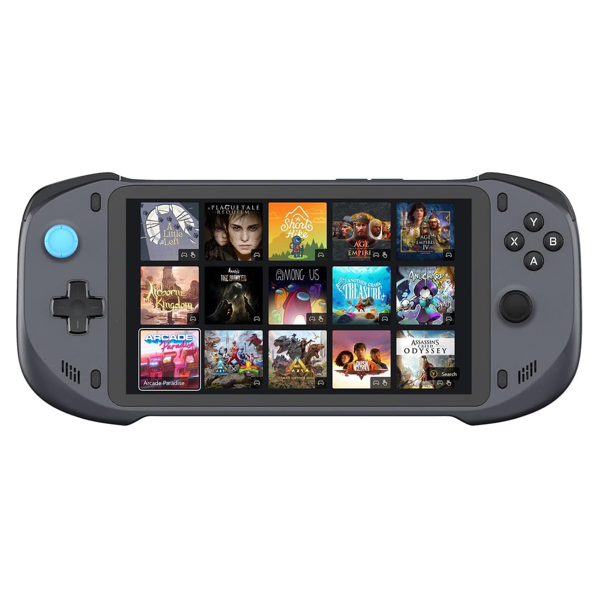 Cloud Handheld Remote Play Gaming Console, For Xbox Cloud Gaming, NVIDIA GeForce NOW, Playstation, PC, Long-Battery Life, 1080P 7-Inch Touchscreen, Lightweight Handheld Accessories (64G, Black)