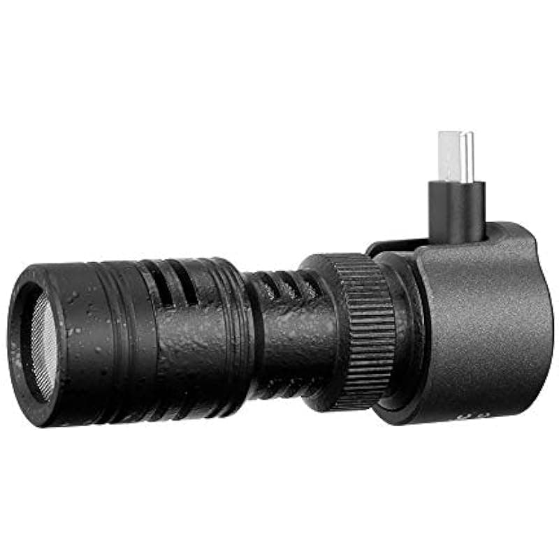 Saramonic SmartMic+ UC - Micrófono direccional ligero y compacto con conector USB-C, para Android y tabletas, con un paño de limpieza de microfibra Lumintrail
