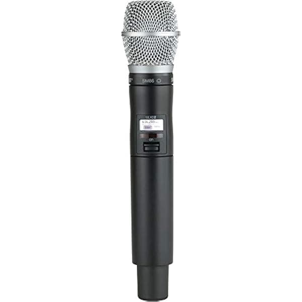 Shure Transmisor de micrófono inalámbrico ULXD2/SM86 con cartucho intercambiable SM86, banda G50 ULXD2/SM86=-G50