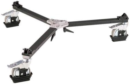 Manfrotto 114MV Cine/Video Deluxe Dolly para trípodes con patas puntiagudas (#3198)