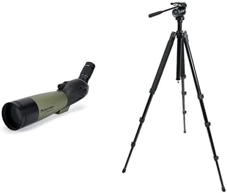 Celestron Ultima 80 - Kit de telescopio terrestre angular para observación de aves y aventuras al aire libre