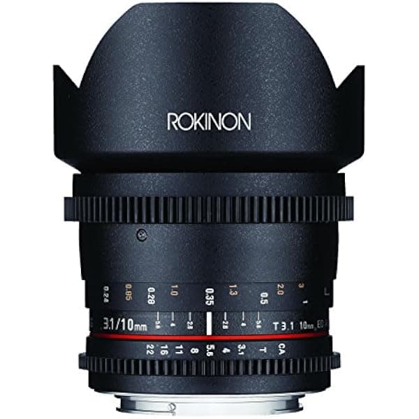 Rokinon DS10M-N 0.394 in T3.1 Cine Lente Gran Angular para Nikon Digital SLR