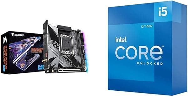 GIGABYTE B760I AORUS PRO DDR4 (LGA 1700/ Intel/ B760/ Mini-ITX/ DDR4 e Intel Core i5-12600K Procesador de escritorio con gráficos integrados y 10 núcleos (6P+4E)