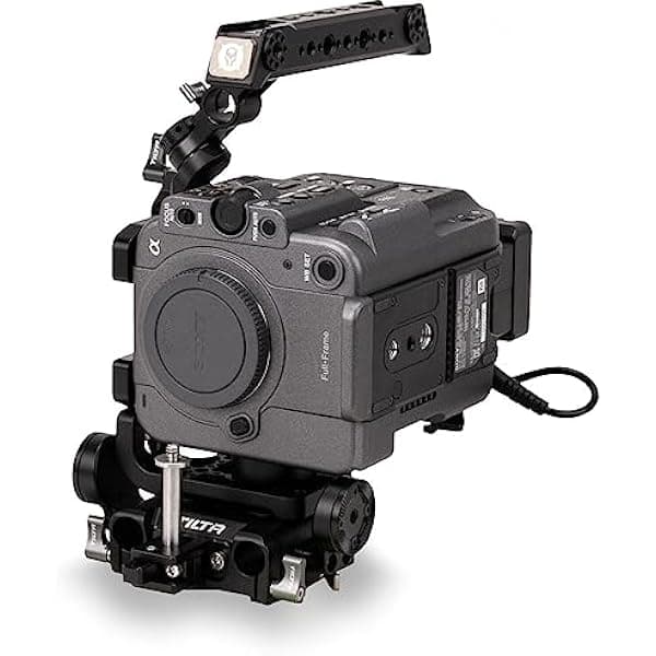 Tilta Kit de jaula de cámara de montaje vertical para Sony FX6, montaje en V ES-T20-C