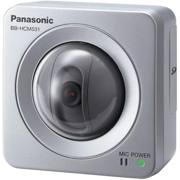 Panasonic BB-HCM531A Pan/Tilt al aire libre PoE cámara de red de seguridad (Plata)
