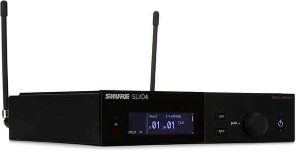 Shure Receptor inalámbrico SLXD4 (el transmisor se vende por separado) SLXD4=-H55