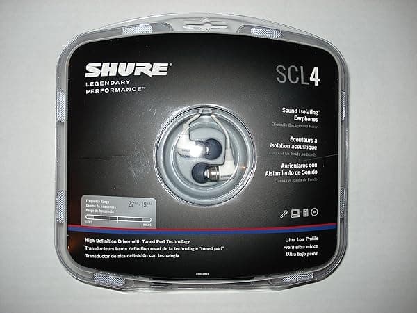 Shure SCL4 Single Low Mass High Energy Drive Earphone - Blanco SCL4-W