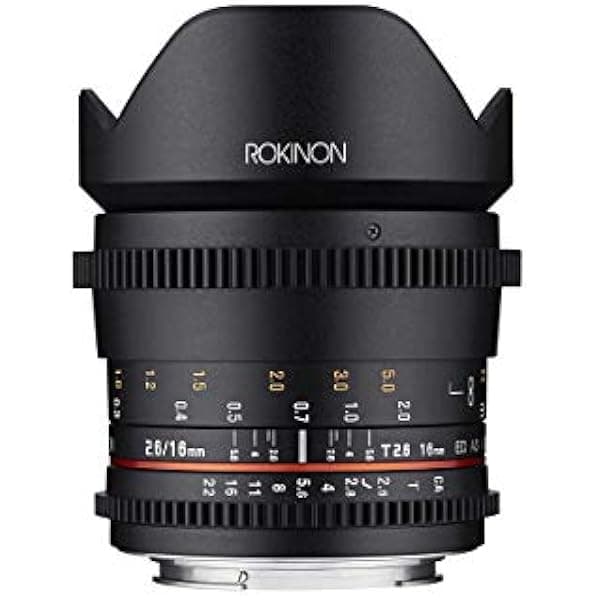 Rokinon Lente Cine gran angular full frame de 0.630 in T/2.6 para Sony E-Mount, negro (FFDS16M-NEX)