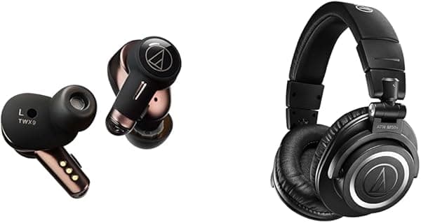 Audio-Technica ATH-TWX9 Auriculares inalámbricos y auriculares over-ear ATH-M50xBT2