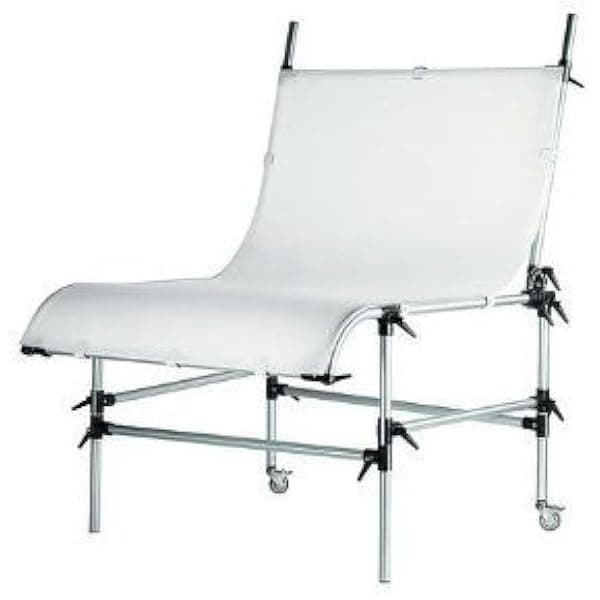 Manfrotto 220PSL Still Life Mesa sin Plexi Cover - Solo pedido especial (Plata)