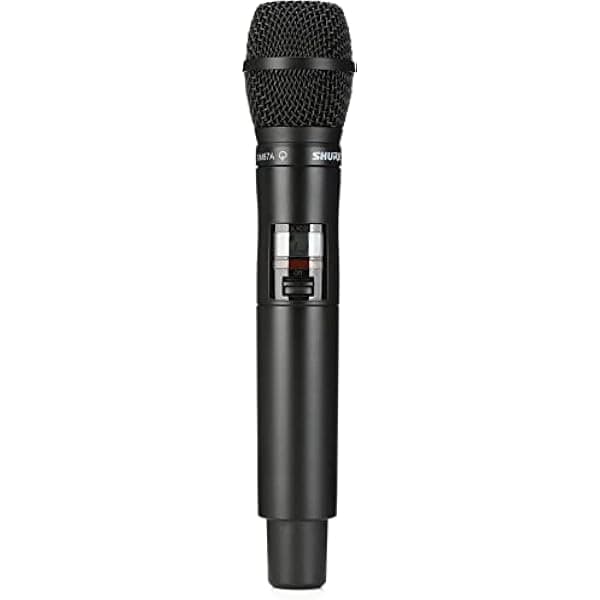 Shure QLXD2/SM87 Transmisor de micrófono inalámbrico de mano con cápsula SM87 (el receptor se vende por separado) - Banda G50 QLXD2/SM87=-G50