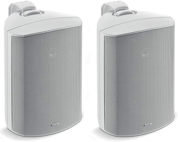 Focal 100 altavoces OD6 para exteriores de 6.5 pulgadas, clasificación IP66, par blanco, 2 altavoces FOC100OD6PRW