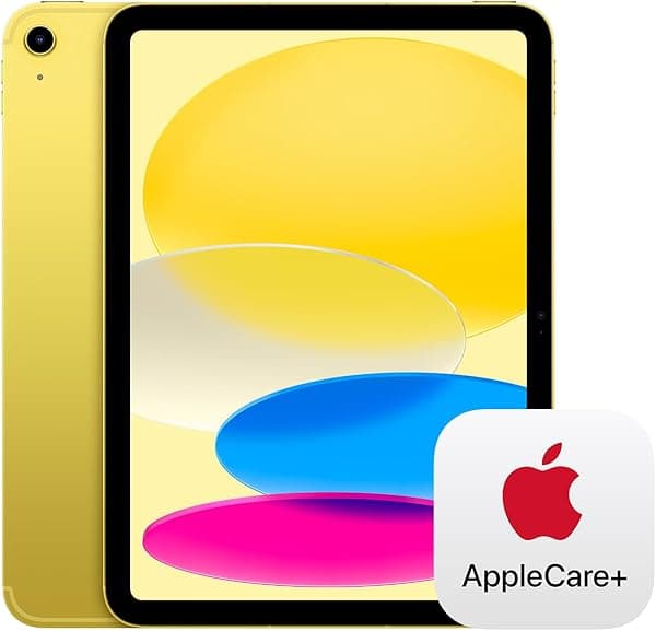 Apple iPad (10ª generación) Wi-Fi + celular 64GB - Amarillo con AppleCare+ (2 años)