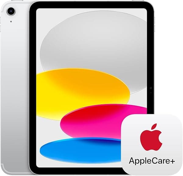 Apple iPad (10ª generación) Wi-Fi + celular 64GB - Plata con AppleCare+ (2 años)
