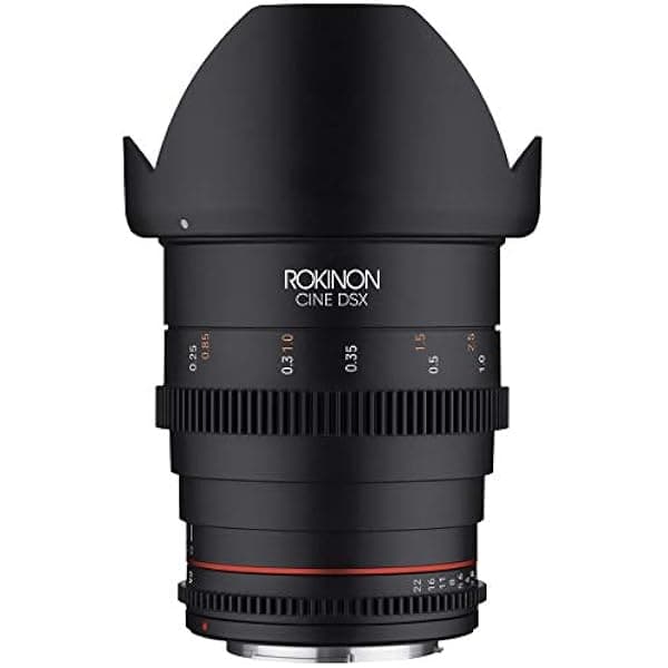 Rokinon Lente gran angular de alta velocidad Cine DSX Cine T1.5 de 0.945 in para MFT DSX24-MFT