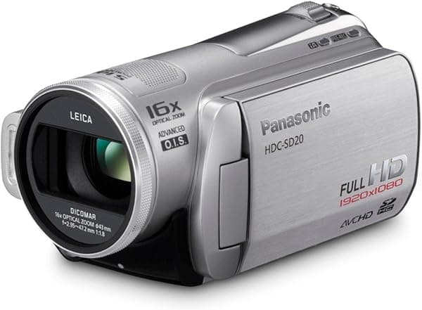 Panasonic HDC-SD20-S HD Flash Videocámara (Plata)