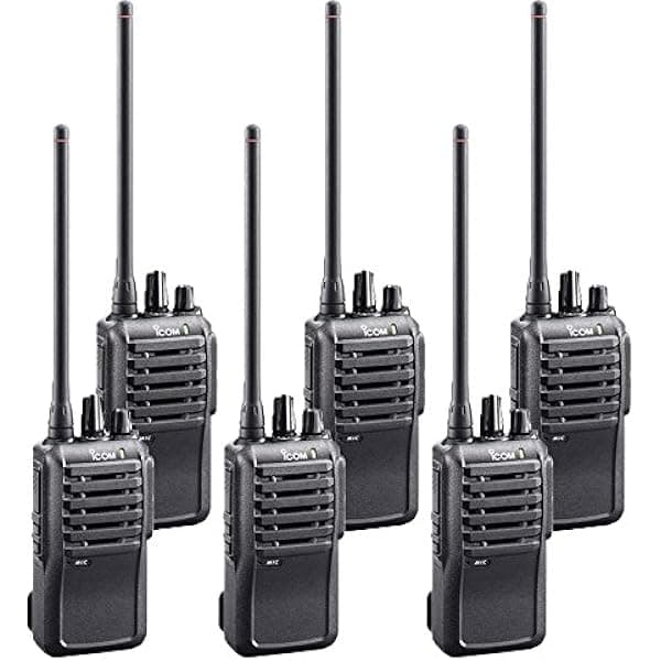 Paquete de 6 radios bidireccionales Icom IC-F4001 UHF - Puede requerir programación