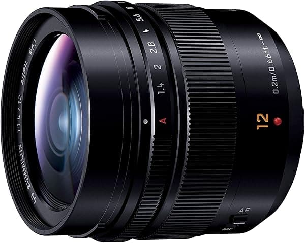 Panasonic Leica DG Summilux 0.472 in F/1.4 ASPH. Lente H-X012 (versión internacional) Sin garantía