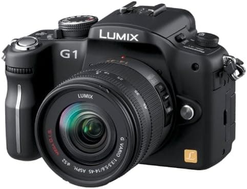 Panasonic LUMIX cámara digital SLR (LUMIX) Kit de lentes G1 Negro DMC-G1K-K
