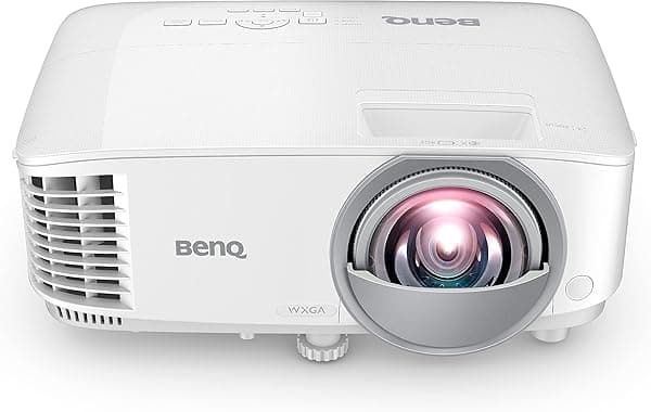 BenQ MW826STH WXGA画質 短焦点 DLPプロジェクター (3500ANSIルーメン/70~120インチ/ランプ寿命最長15,000時間/HDMIx2/D-Sub/10Wスピーカー内蔵)