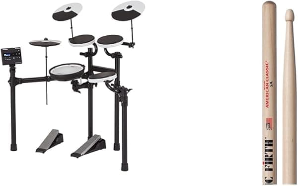 Roland Batería electrónica (TD-02KV) y Baquetas Vic Firth American Classic 5A