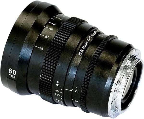 SLR Magic APO50EF APO MicroPrime Cine 1.969 in T2.1 Lente para Canon EF Mount