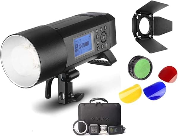 Godox AD400Pro - Estroboscópico de destello todo en uno para exteriores con kit Godox BD-08