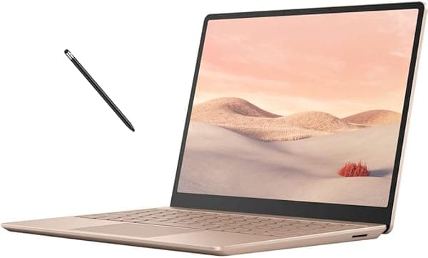 Microsoft Surface Laptop Go 2 de 12.4 pulgadas, pantalla táctil, Intel i5-1135G7, gráficos Intel UHD, 8 GB de RAM, 256 GB PCIe SSD, Stand Stone, con lápiz óptico MTC