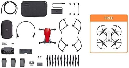 DJI Mavic Air Flymore Combo con un cuadricóptero Tello gratis (rojo llama) CP.OA.0004580097.01