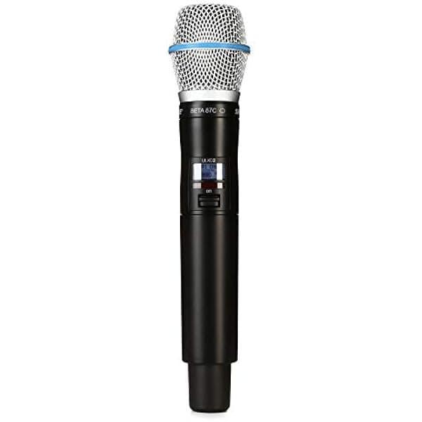 Shure ULXD2/B87C Transmisor de micrófono inalámbrico de mano con cartucho Beta 87C intercambiable, banda H50 ULXD2/B87C=-H50