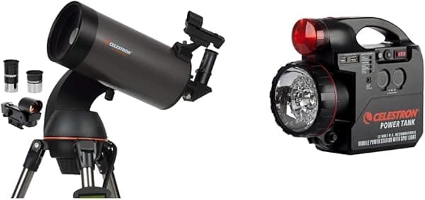 Celestron - Telescopio computarizado NexStar 127SLT + batería de telescopio Celestron PowerTank 12
