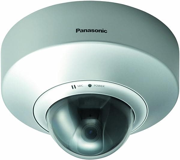 Panasonic BB-HCM547A Power Over Ethernet Dome Cámara de red de montaje en techo con lente de zoom 4.6 y ángulo de visión amplio de 73°