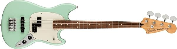 Fender Jugador Edición Limitada Mustang Bass, Surf Green, Diapasón Pau Ferro 140118557