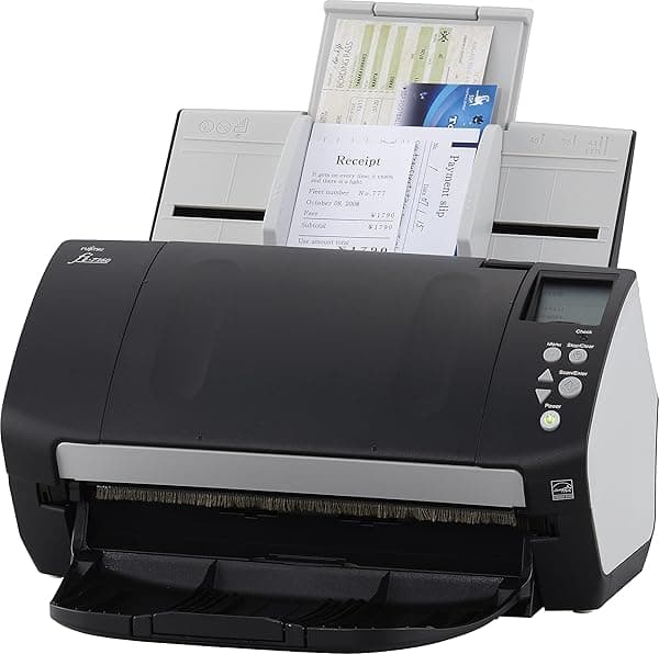 Fujitsu Escáner profesional de documentos a dos caras a color de escritorio fi-7160 con Adobe Acrobat Pro DC CG01000-300601
