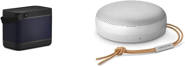 Bang & Olufsen Beolit 20 poderosos altavoces Bluetooth inalámbricos portátiles, antracita y Beosound A1 (2ª generación) Altavoz Bluetooth portátil inalámbrico impermeable con micrófono, niebla gris