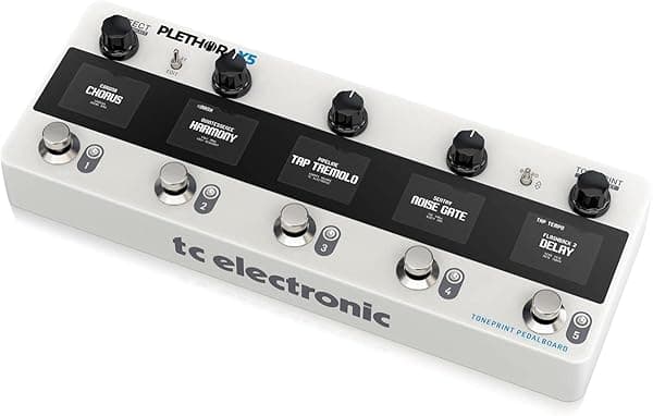 TC Electronic PLETHORA X5 TonePrint Pedal Board cargado con interruptores FX y 5 MASH
