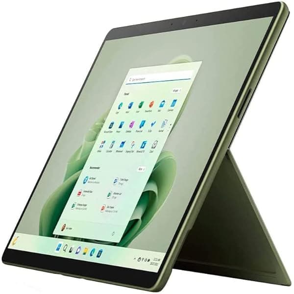 Microsoft Surface Pro 9, tablet 2 en 1 con pantalla táctil de 13 pulgadas, Intel Core i5-1235U de 12ª generación, gráficos Intel Iris Xe, 8 GB DDR5 RAM, 256 GB SSD, Windows 11h, Bosque, solo dispositivo, con lápiz capacitivo MTC