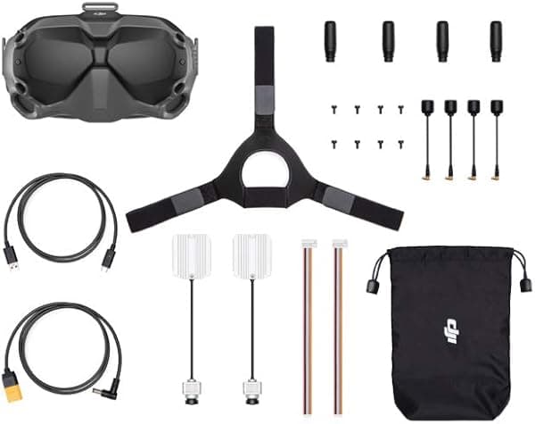 DJI Sistema inmersivo digital FPV con módulo de unidad de aire, cámara FPV, gafas FPV CP.TR.00000008.02