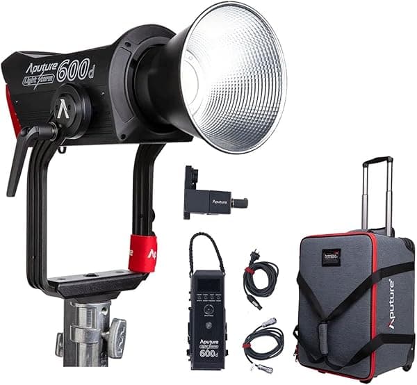 Aputure LS 600D profesional 600W luz diurna 5600K LED luz de vídeo (V-Mount) Bluetooth App Control FP-AP-10056
